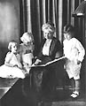 Anna Gunn Marston with grandchildren