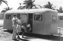 The Farm Security Administration rented out trailers for $7 a week