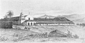 drawing of the Mission