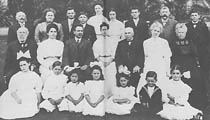 Blochman family gathering about 1915