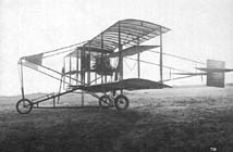 Curtiss pusher biplane.
