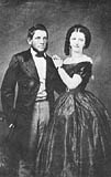 Abraham Klauber with his wife