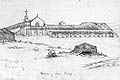 Drawing of Mission San Diego