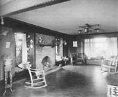 interior of the Hebbard home