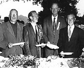 George Piercey, Hans Doe, Fred Heilbron and Tom Adamo 